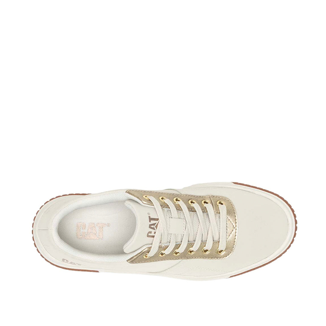 Sneakers AMP gold para mujer color beige