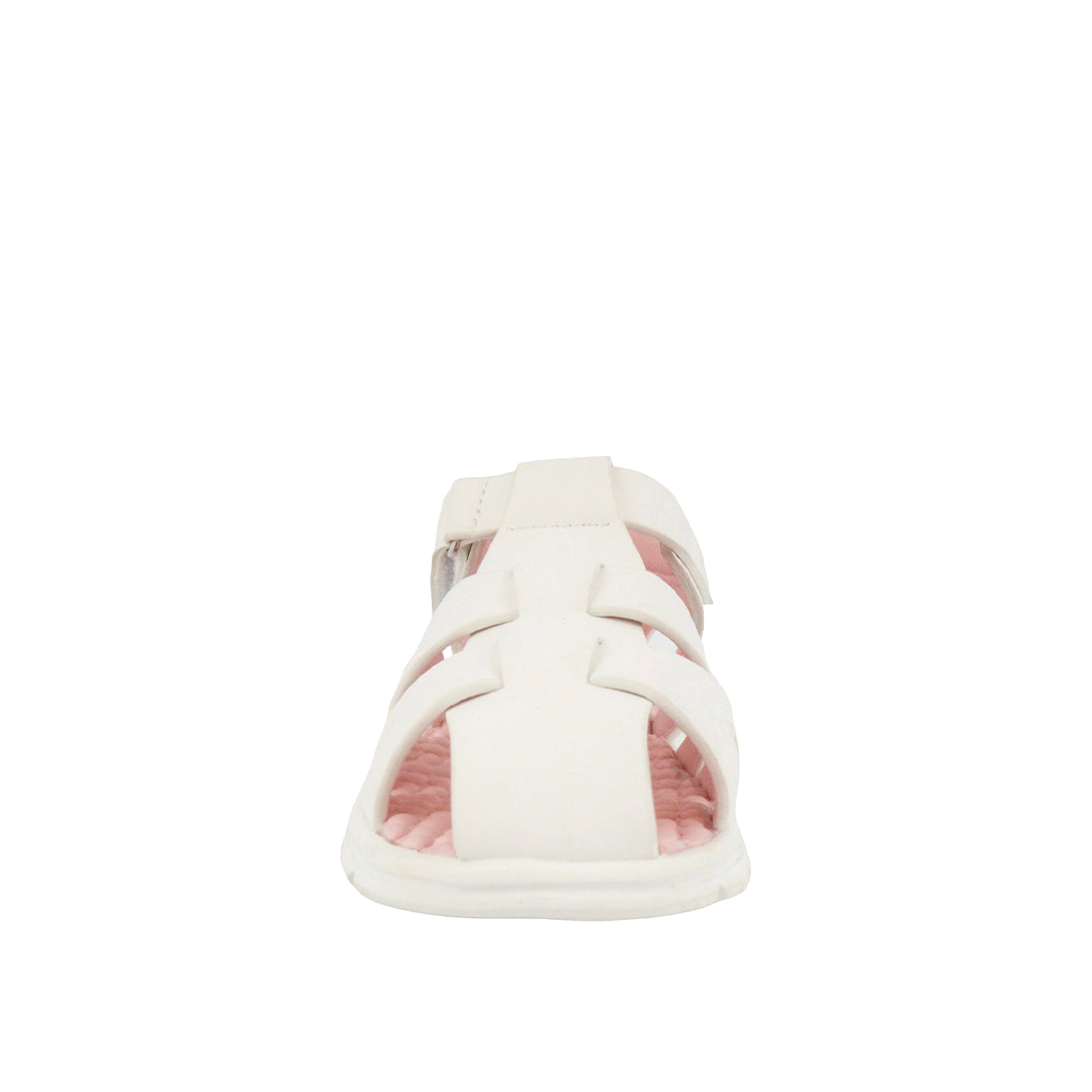 Sandalias Pre-Walkers Ari para infante color blanco