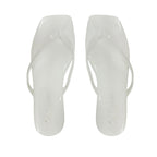 Sandalias flats Karen blanco para mujer