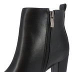Botines de tacón Jackie para mujer color negro