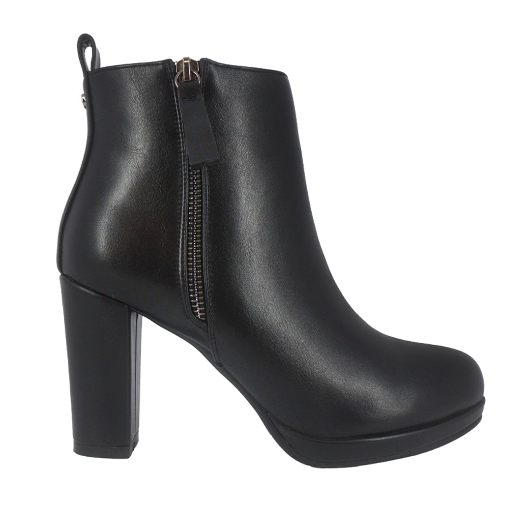 Botines de tacón Jackie para mujer color negro