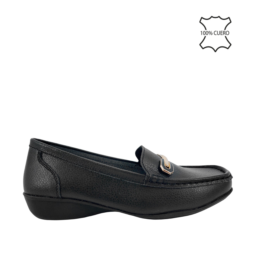 Mocasines Ena para mujer color negro