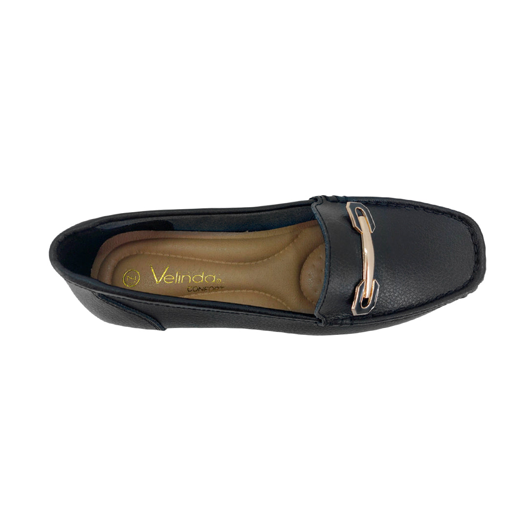 Mocasines Ena para mujer color negro