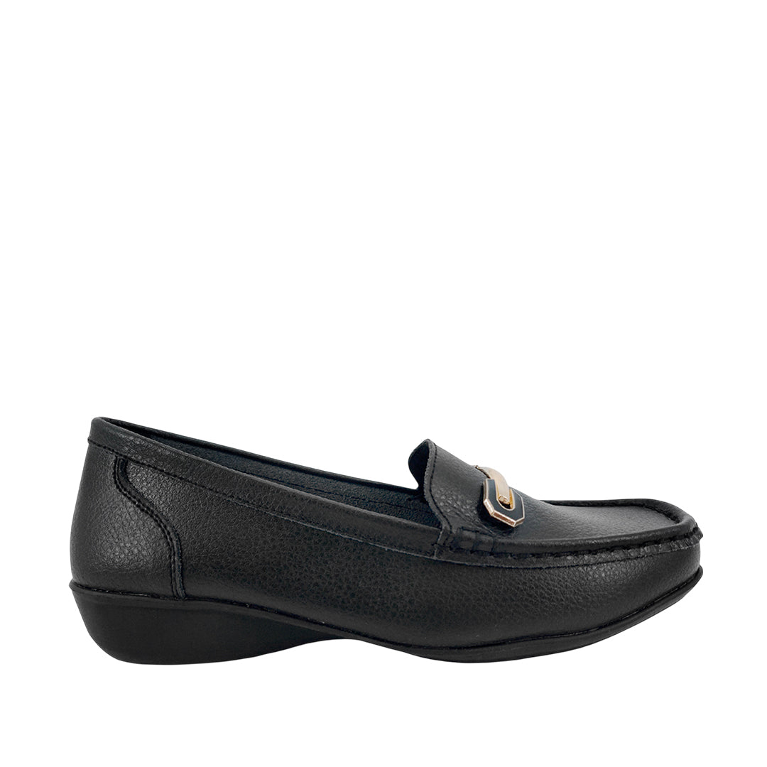 Mocasines Ena para mujer color negro