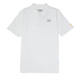 Camisa Polo Cat Logo Pique para hombre color blanco