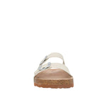 Sandalias flats Mirka para mujer color hueso