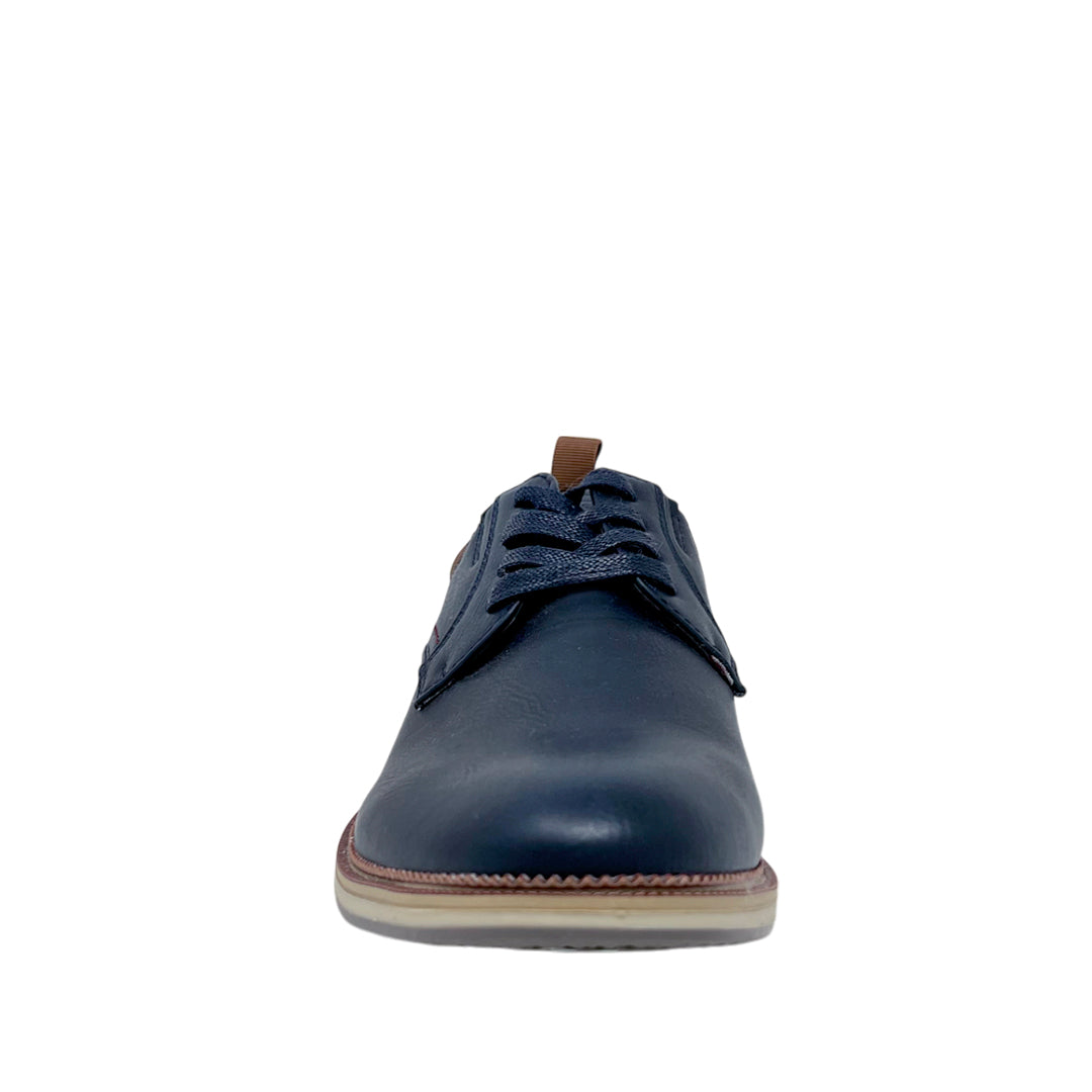 Derby shoes Robin para hombre color marino