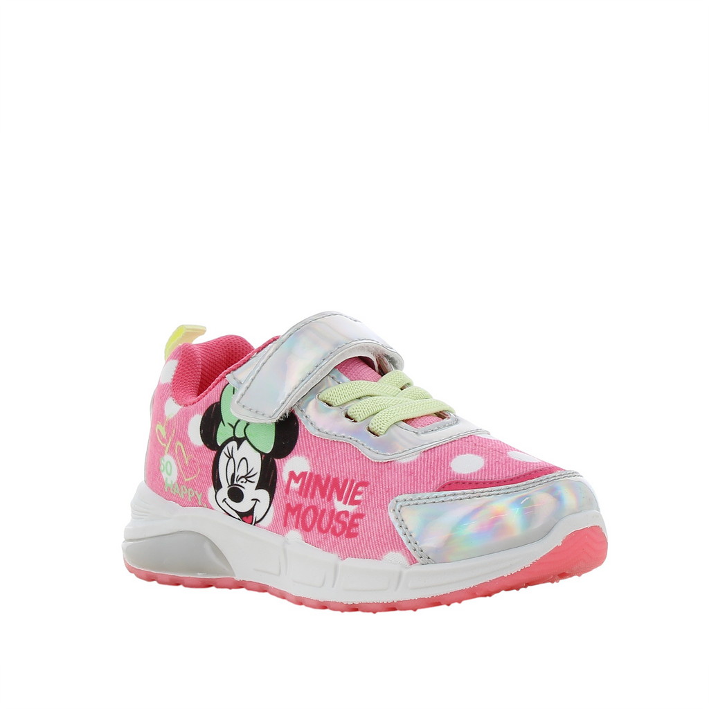 Tennis Minnie para niña color rosado