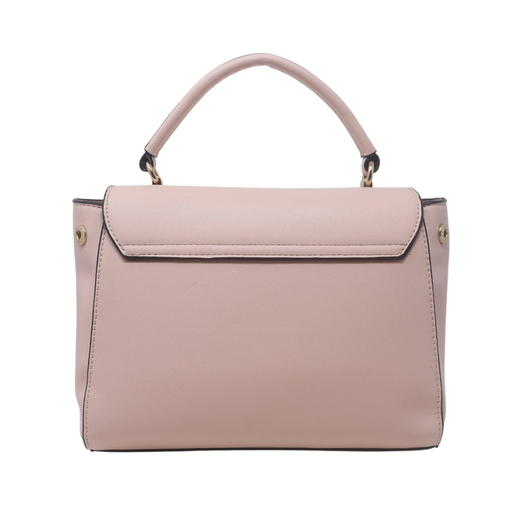 Cartera satchel Silvana para mujer color blush