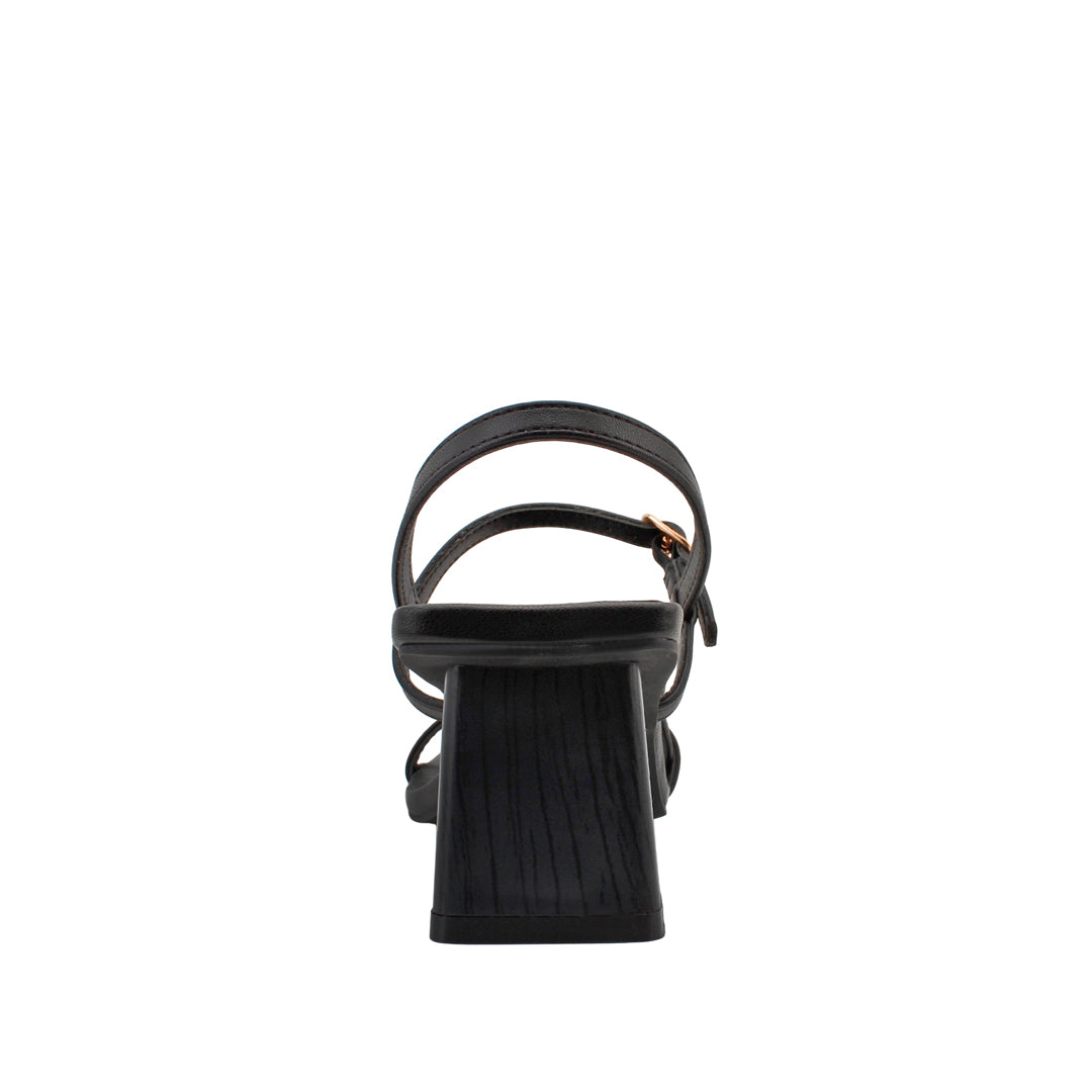 Sandalias de tacón Ofelia para mujer color negro