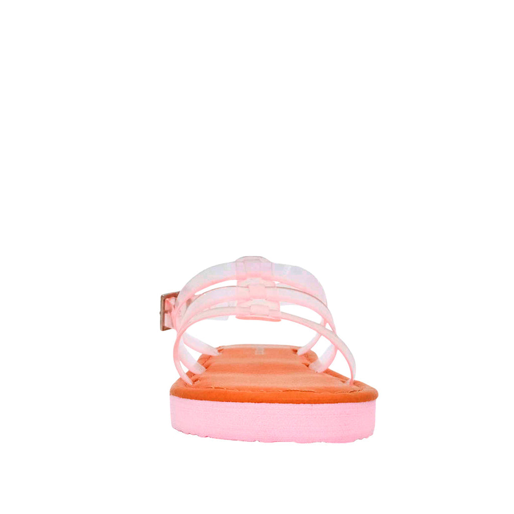 Sandalias flats Fiorella para niña color plateado