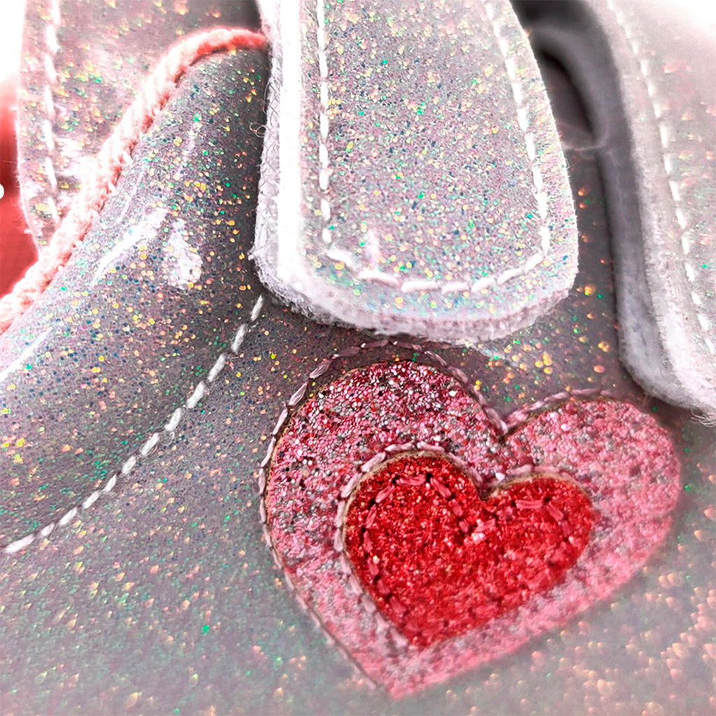 Canvas Deisy para niña color plateado