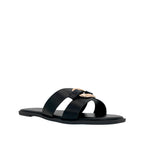 Sandalias flats Mia para mujer color negro