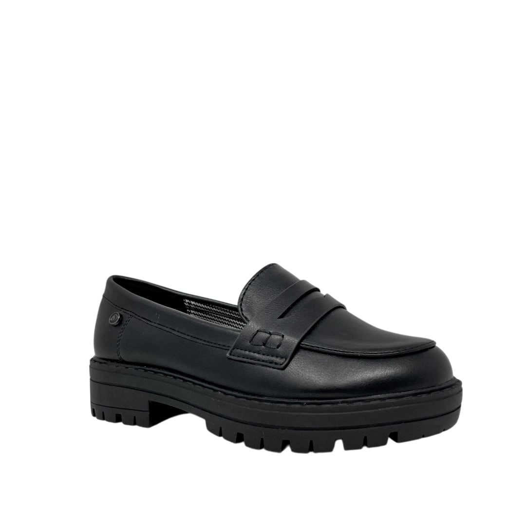 Mocasines Caddy para niña color negro