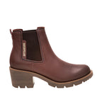Botas Rewrite Chelsea para mujer color café