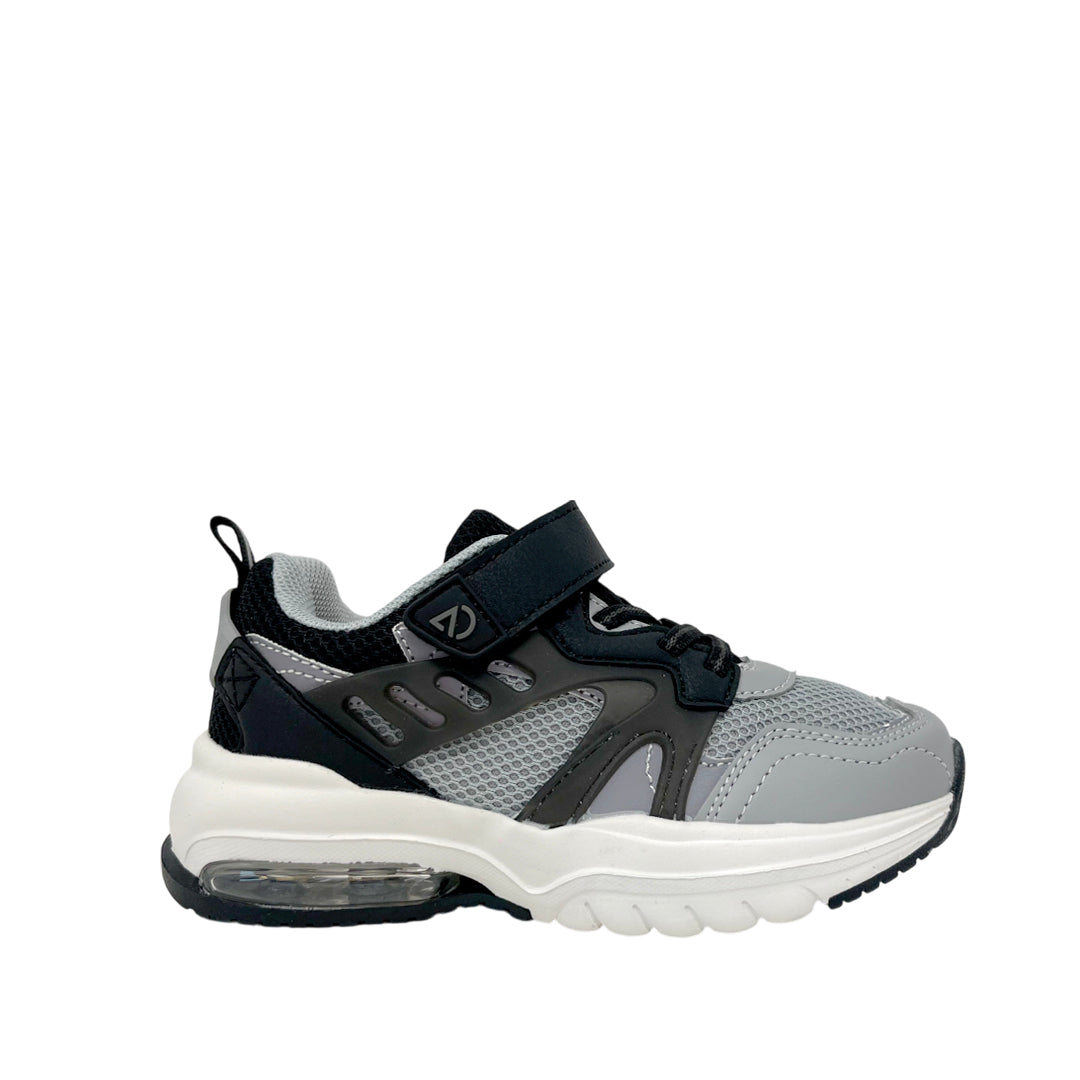 Tennis Gwin para niño color negro y gris