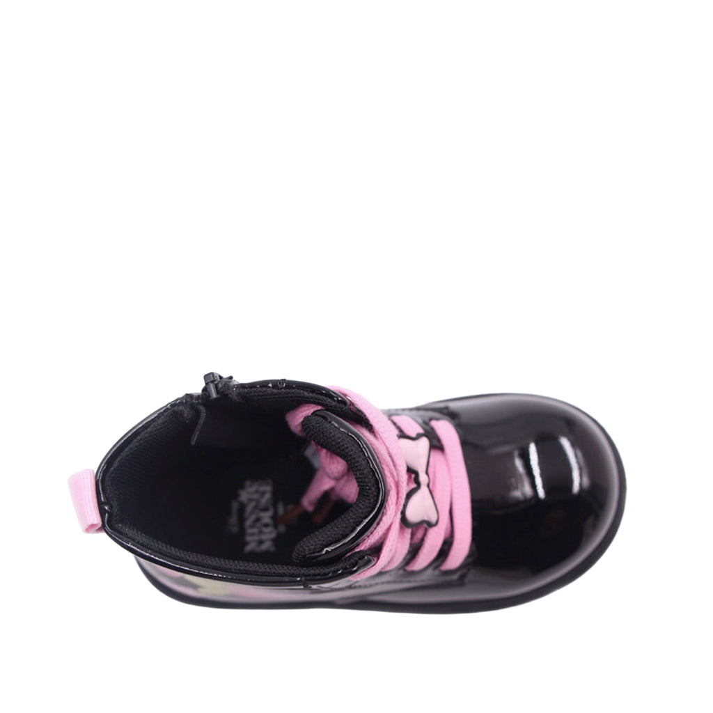 Botas Minnie para niña color negro