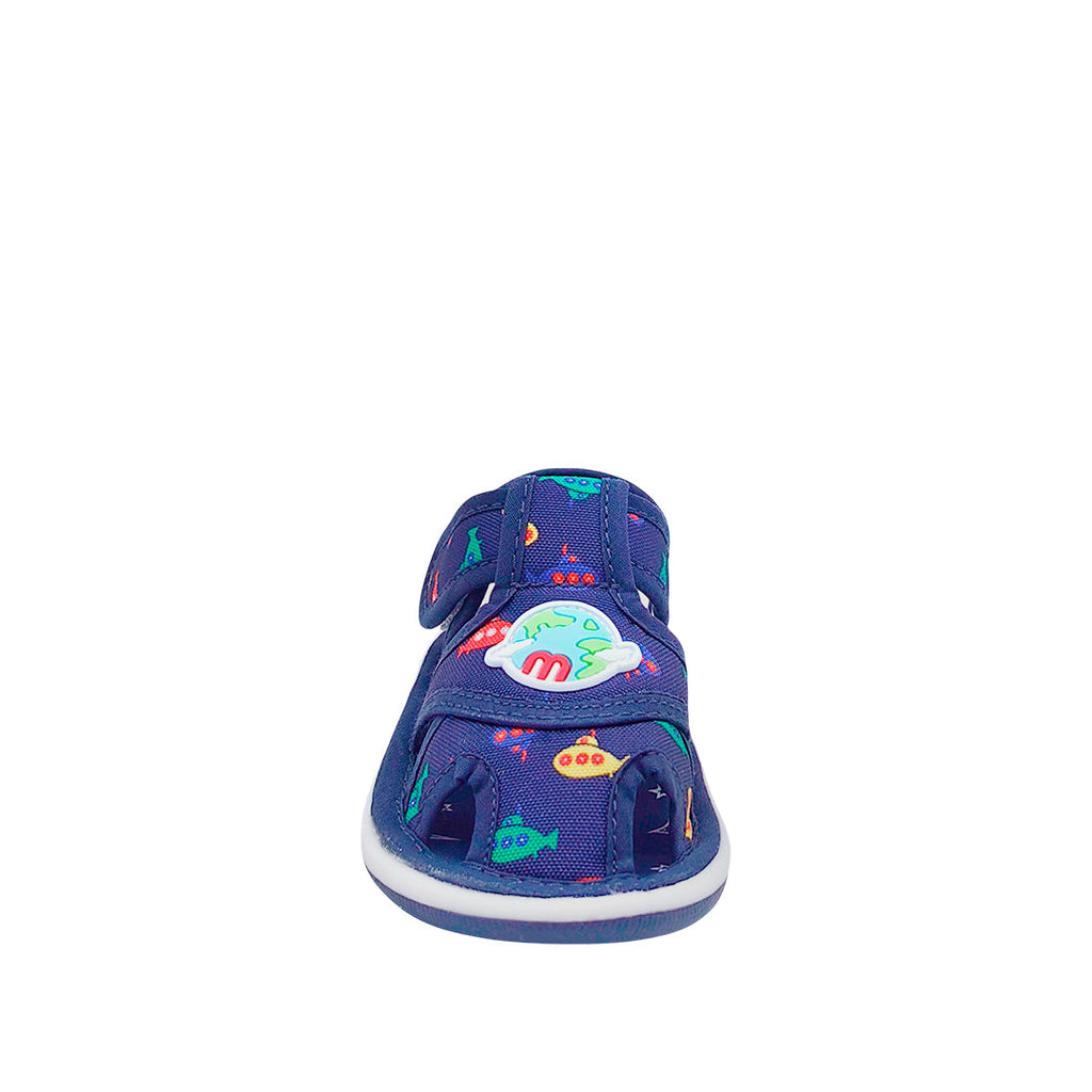 Canvas Romeo para infante color navy