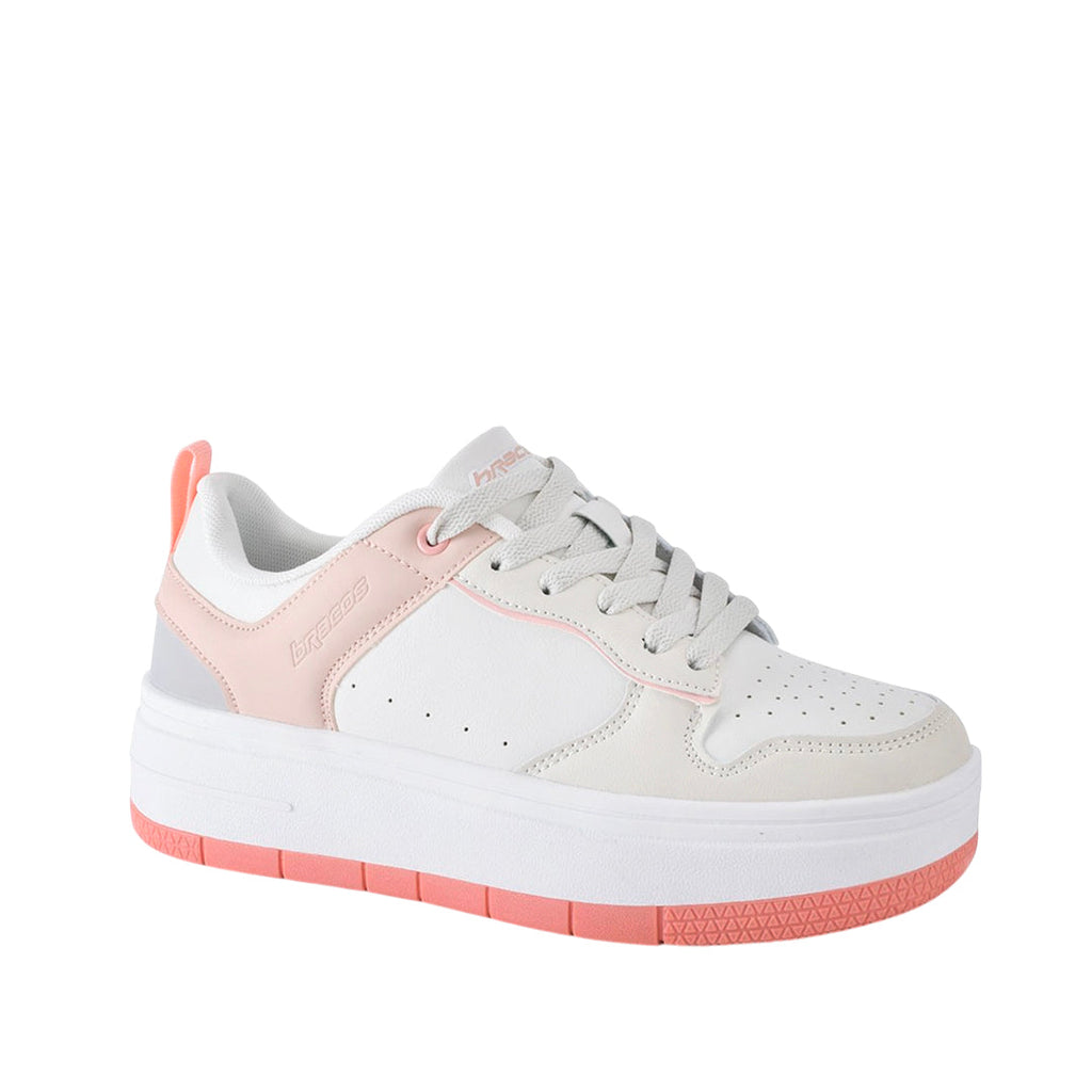 Sneakers Tina para mujer color blanco y beige