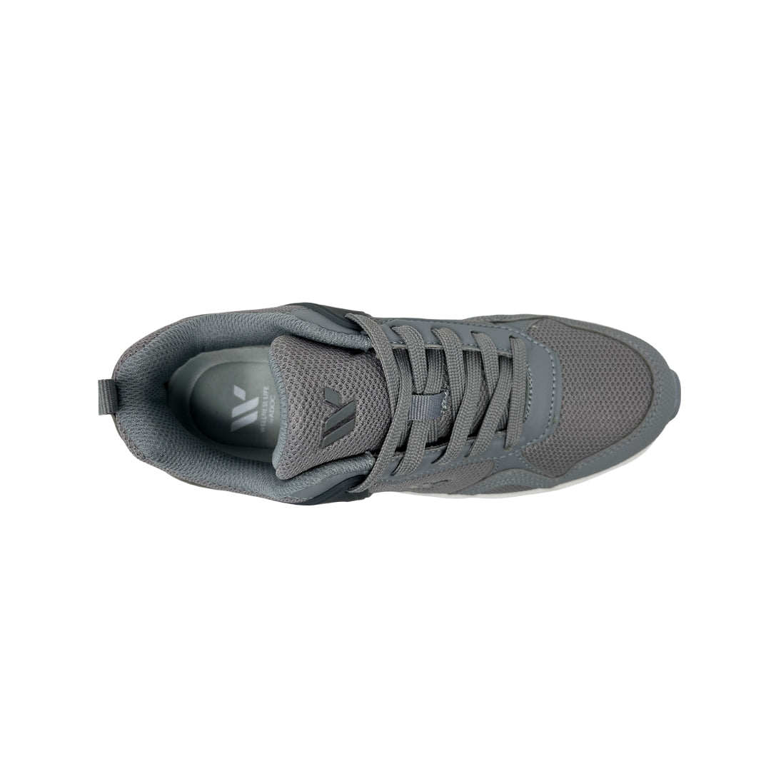 Tennis Kane para niña color gris