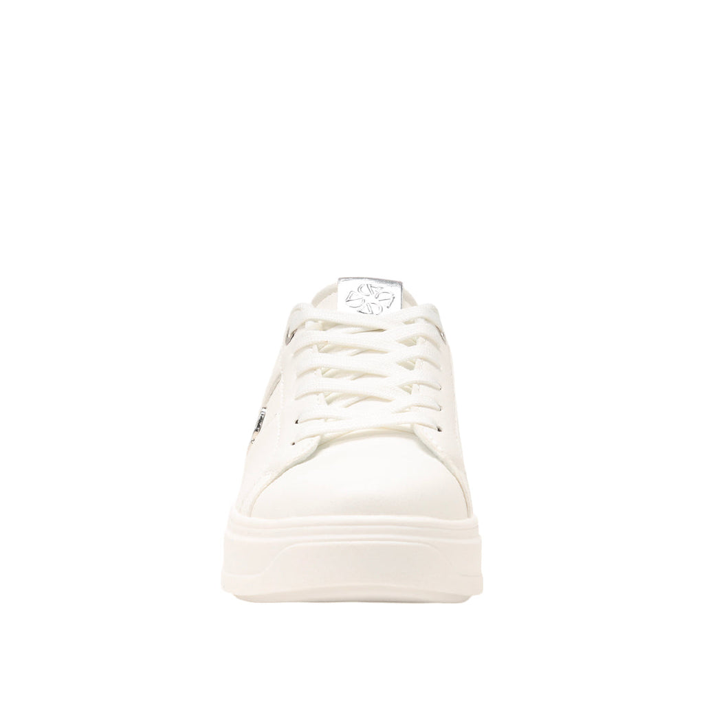 Tennis Kristen para mujer color blanco y plateado