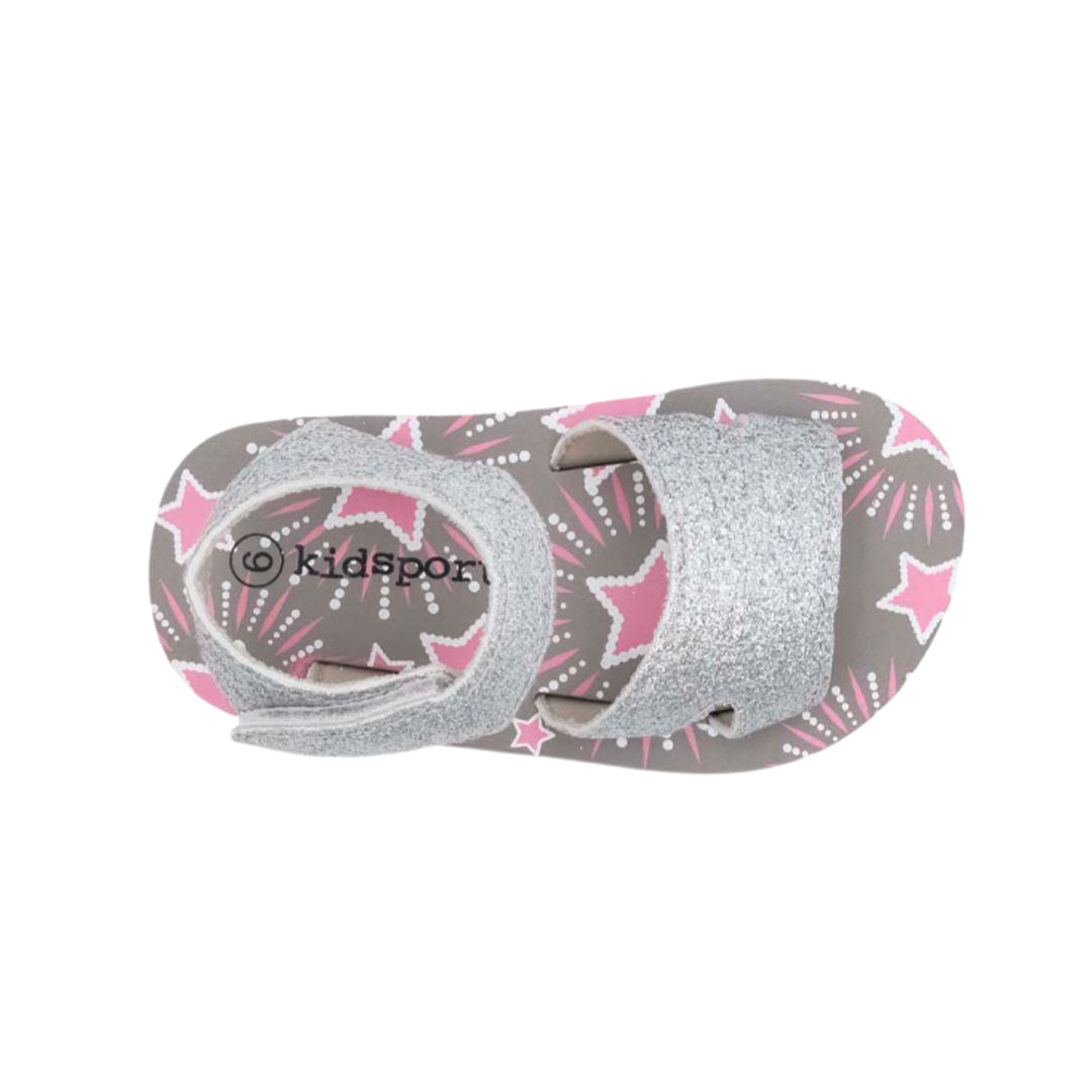 Sandalias Lore para infante color plateado