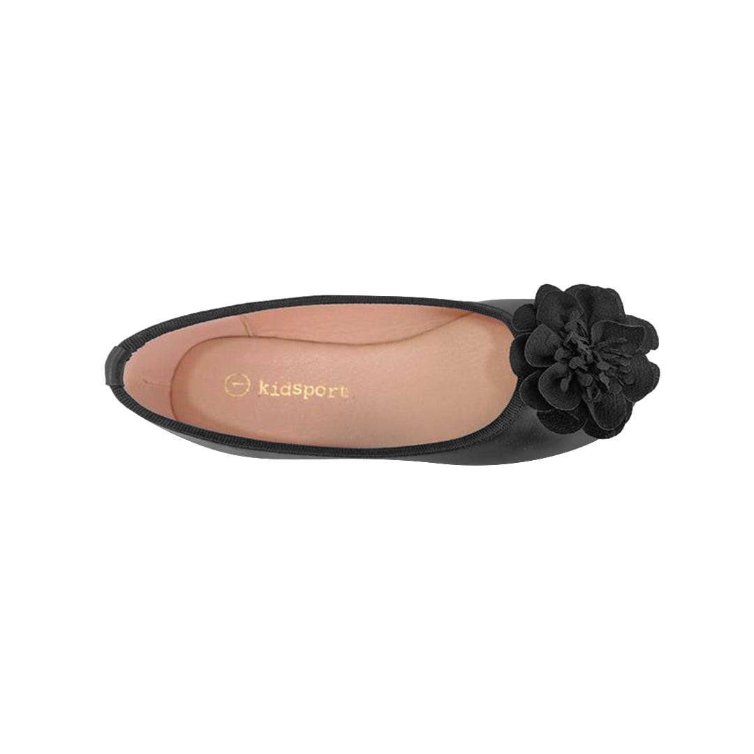 Ballerinas Valeria para niña color negro