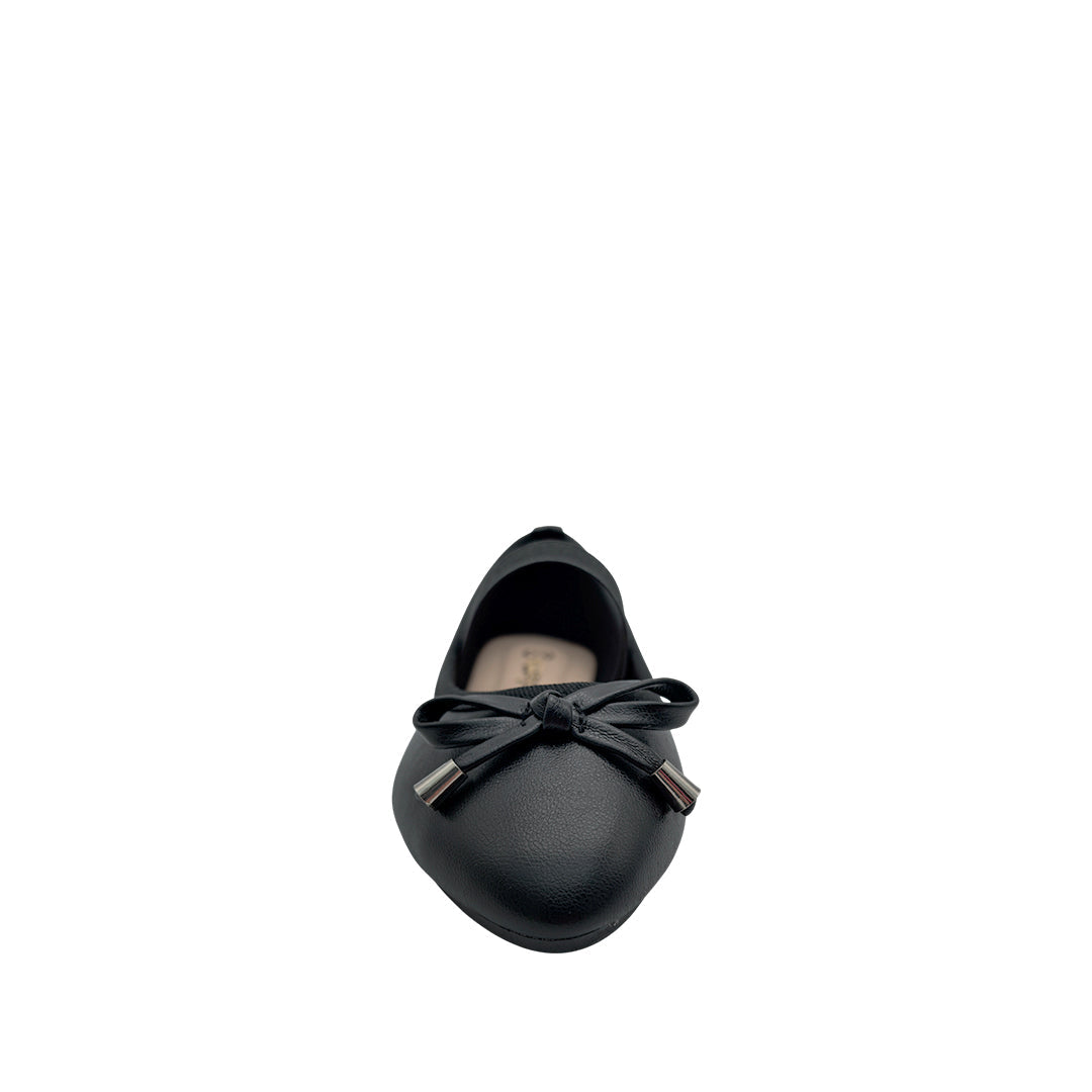 Ballerinas Ivonne para niña color negro