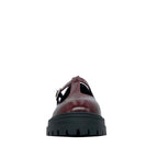 Mocasines Alberta para mujer color vino