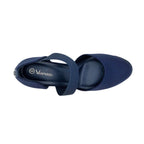 Cuña Nantha para mujer color navy