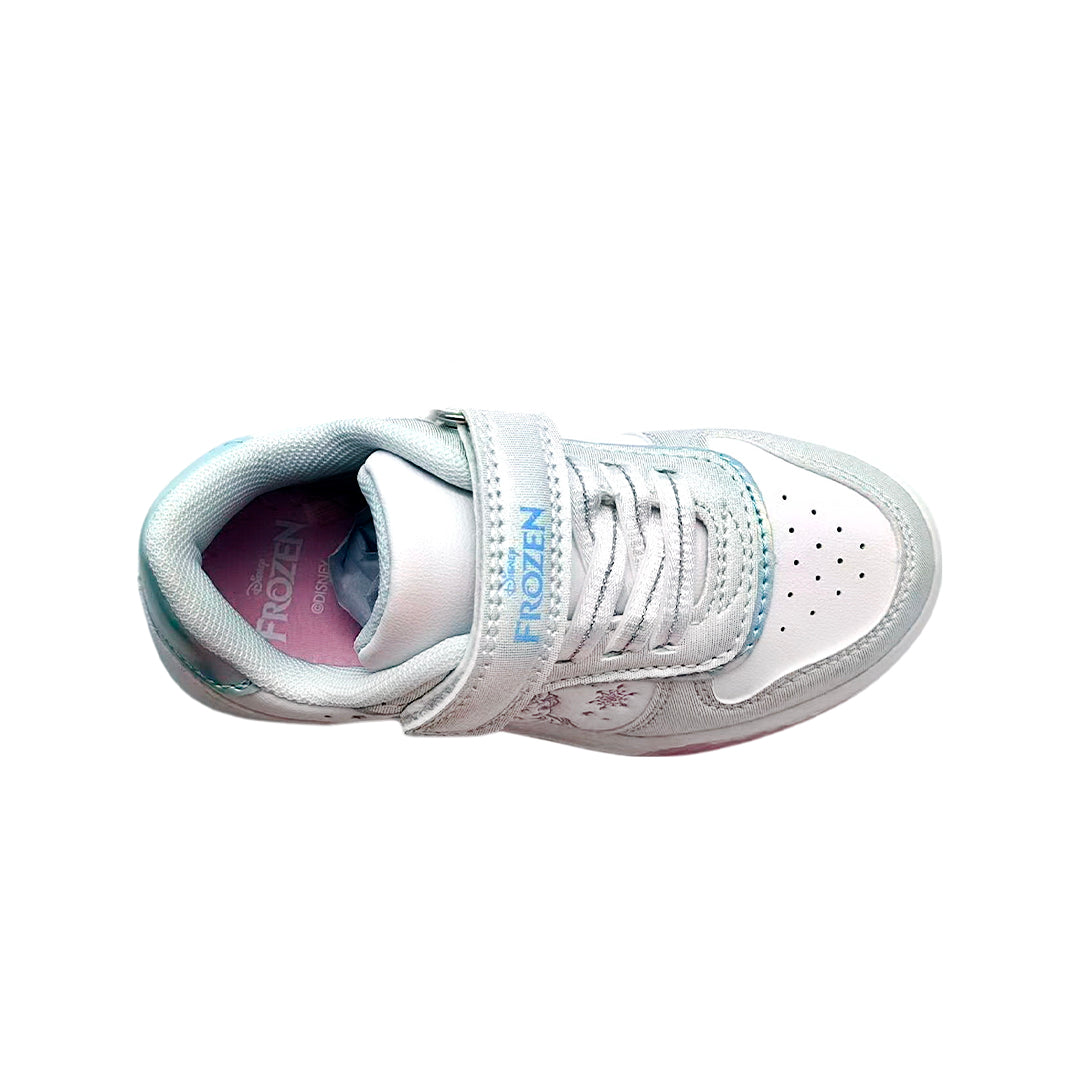 Tennis con luces Frozen para niña color blanco