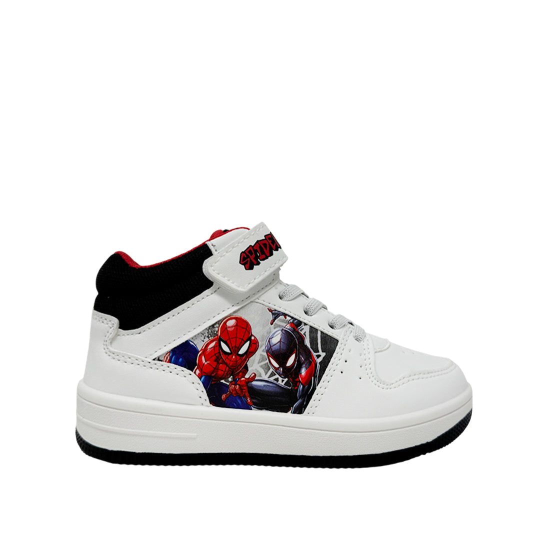 Sneakers tipo botín Spider para niño color blanco