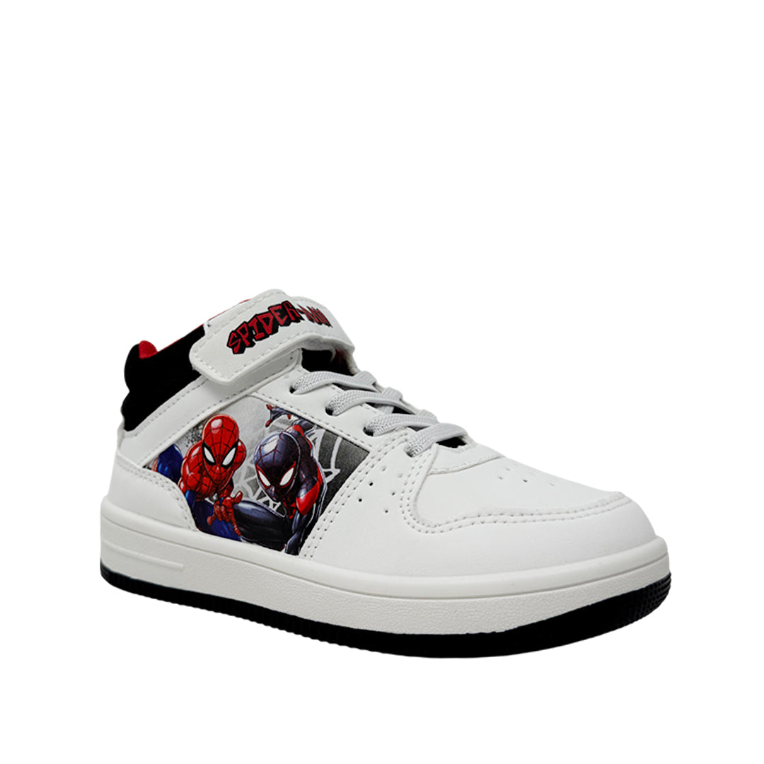 Sneakers tipo botín Spider para niño color blanco
