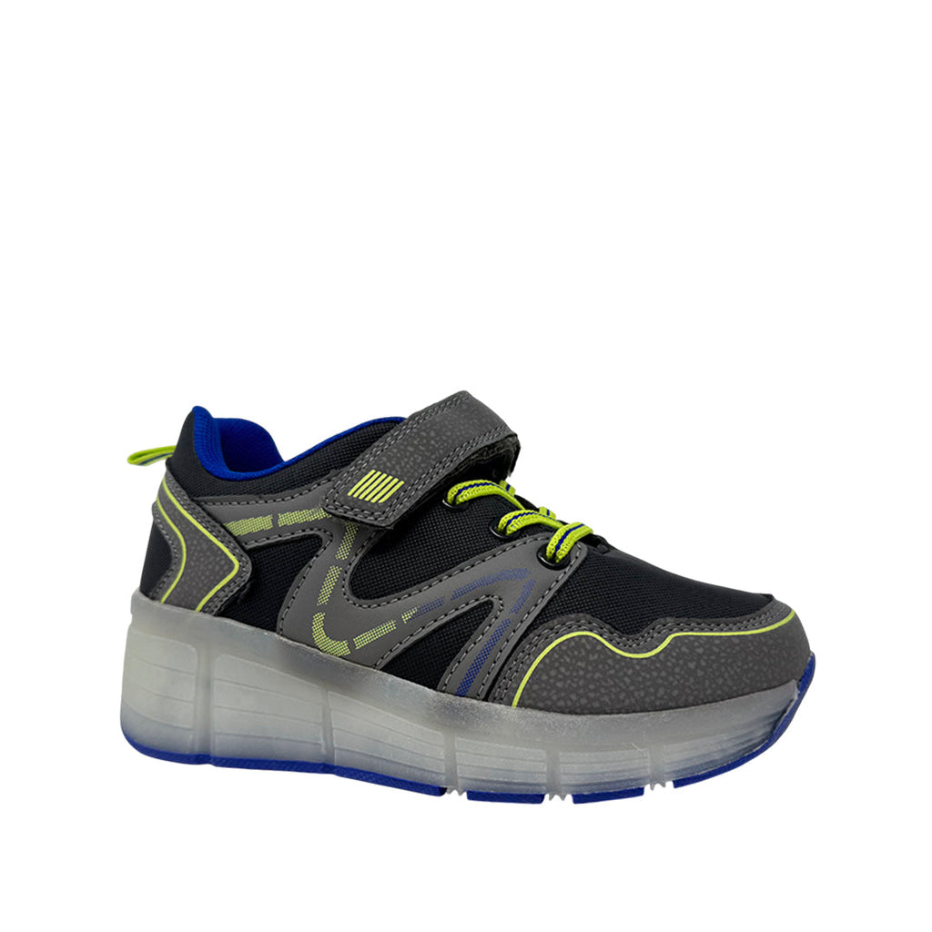 Sneakers con luces Valko para niño color negro
