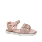 Sandalias Zafira para infante color oro rosa