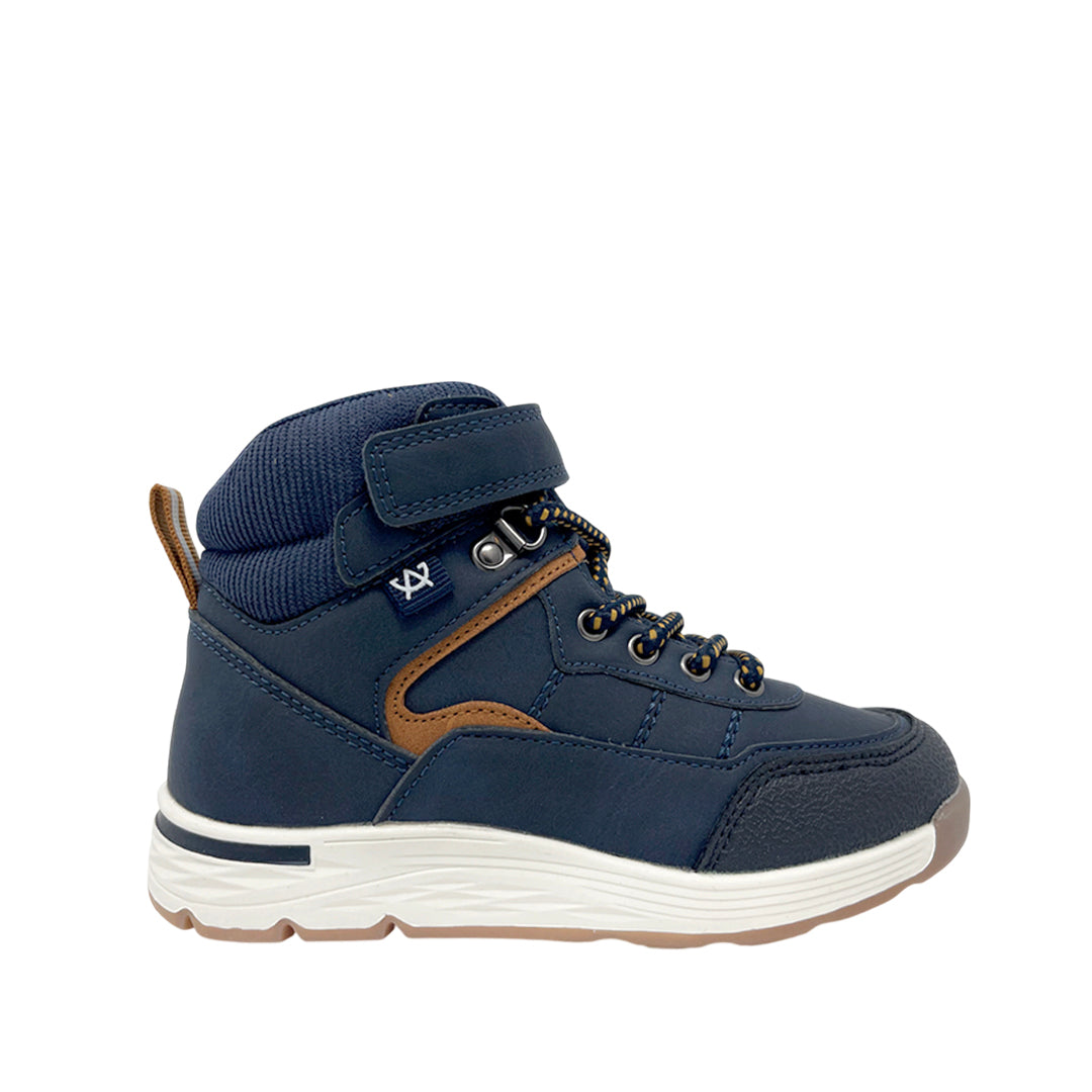 Sneakers tipo botín Wright para niño color navy