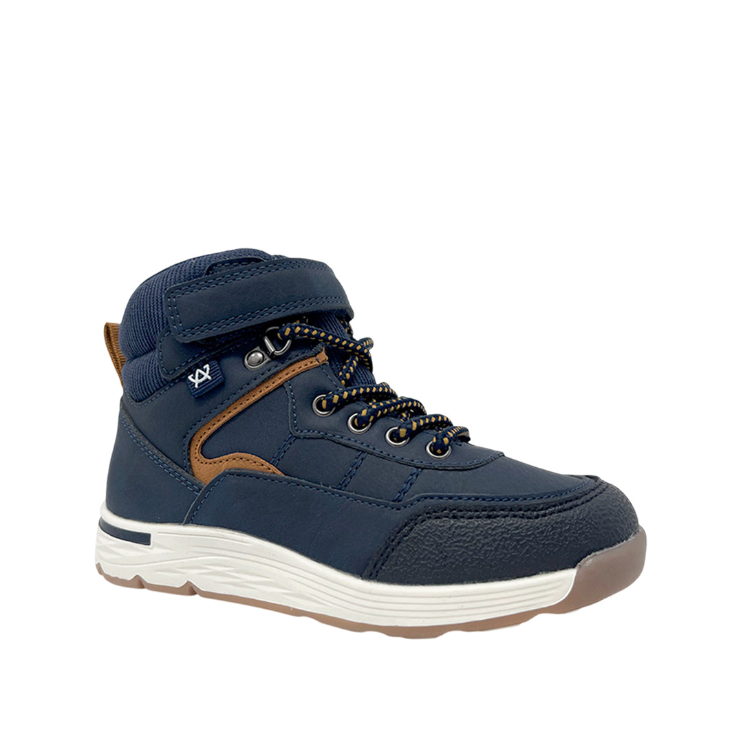 Sneakers tipo botín Wright para niño color navy