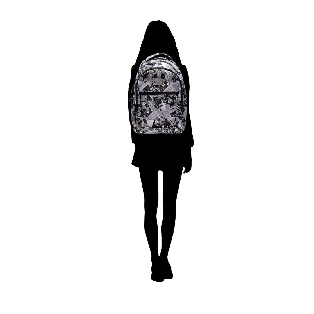 Mochila Jace unisex color gris