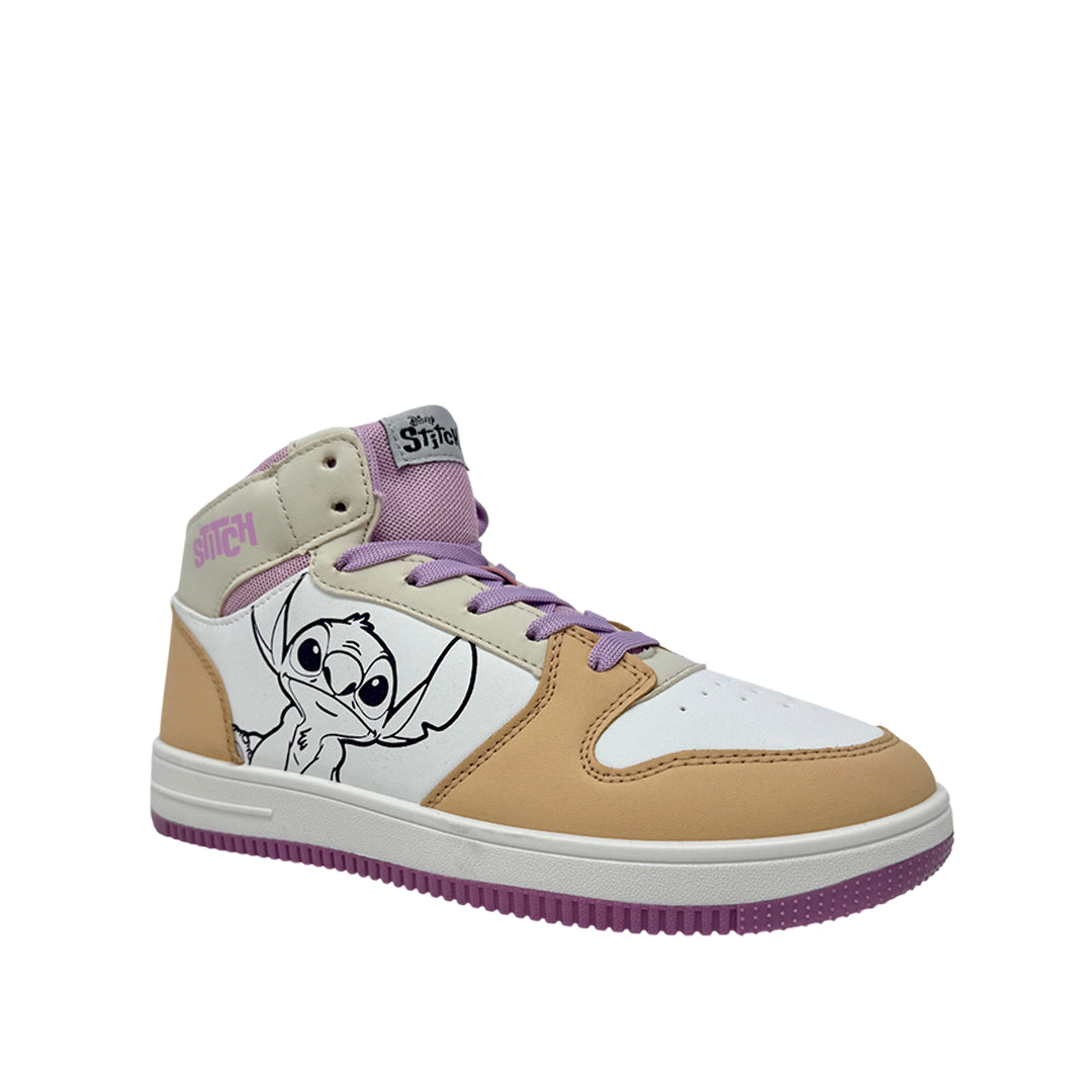 Sneakers tipo botín Stitch para mujer color multi