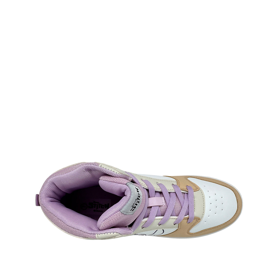 Sneakers tipo botín Stitch para mujer color multi