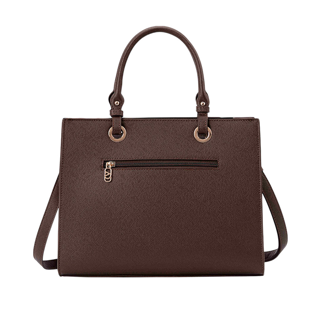 Cartera tote Zina para mujer color café