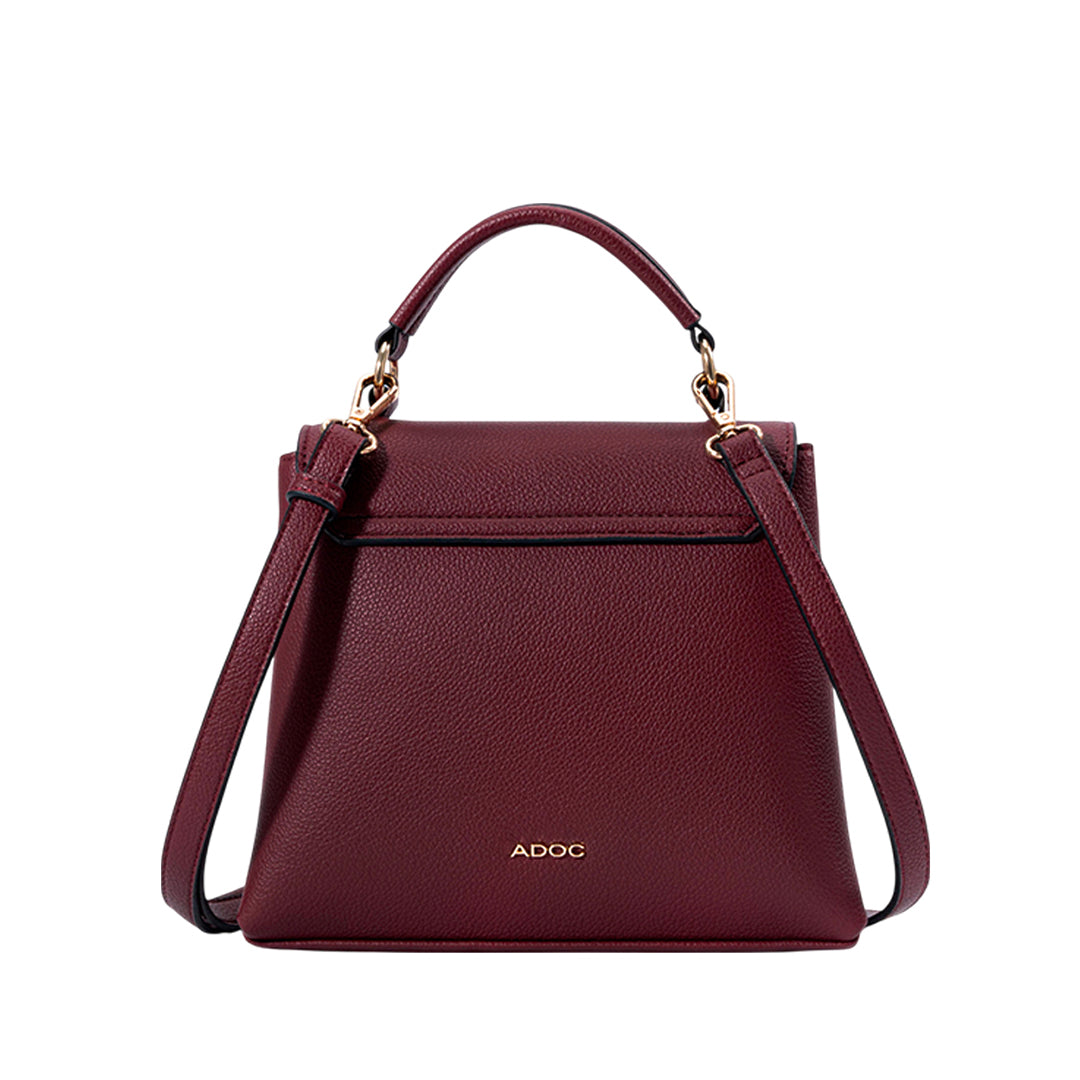 Cartera crossbody Toni para mujer color vino