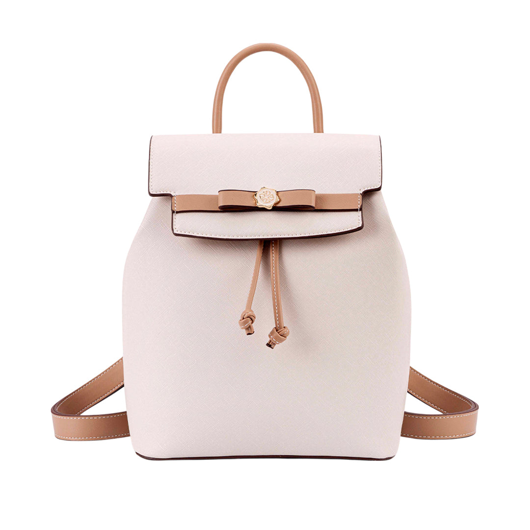 Mochila Siena para mujer color hueso