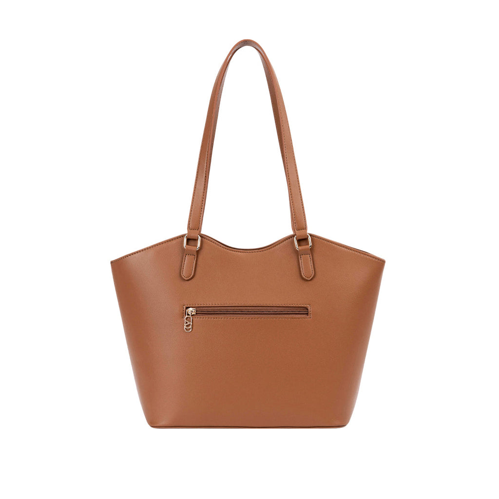 Cartera tote Uria para mujer color tan