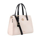 Cartera tote Sancia para mujer color hueso