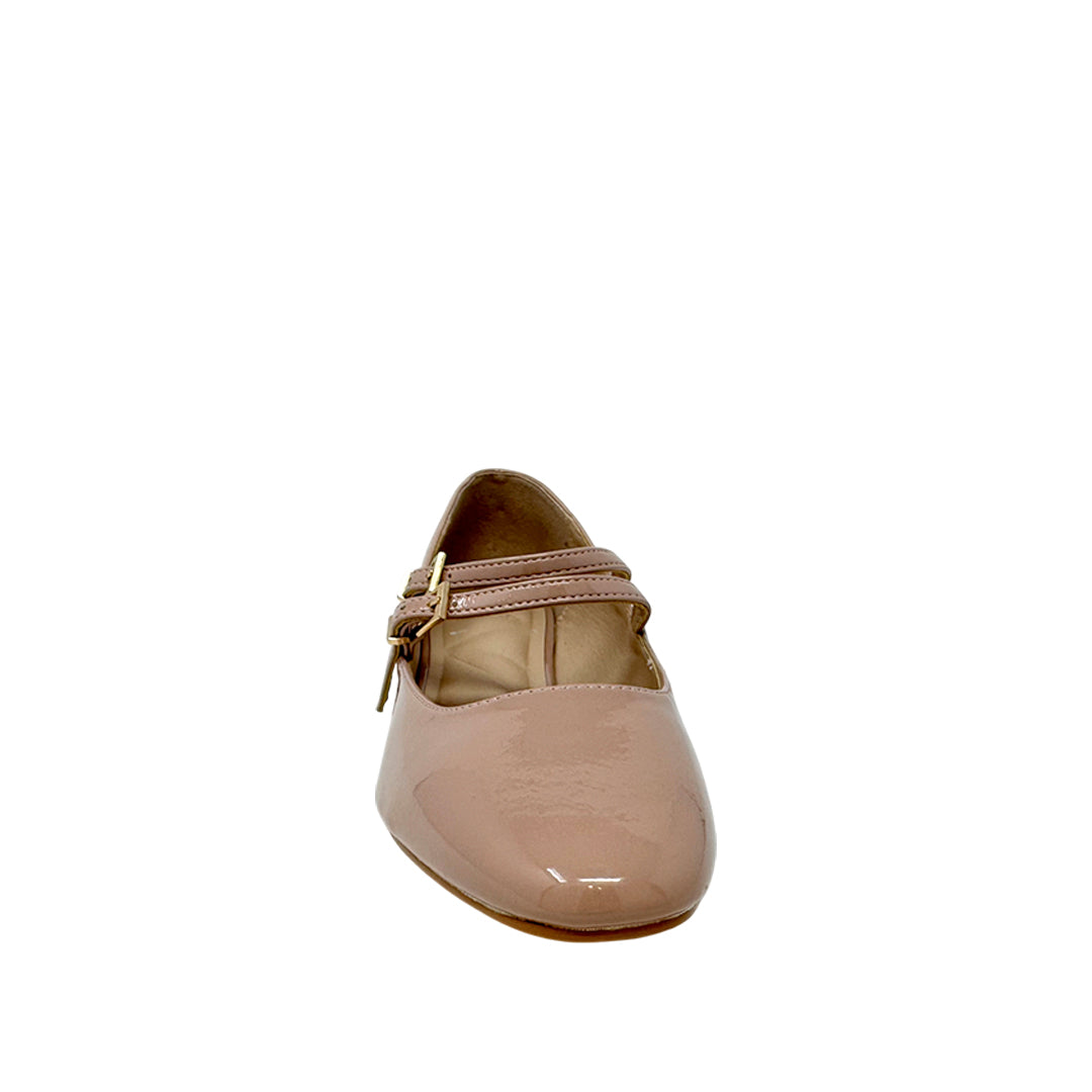 Tacones Victoria para mujer color nude