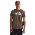 Camiseta S/S Half Dome para hombre color café
