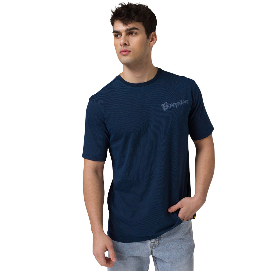 Camiseta Heavyweight Heritage para hombre color azul