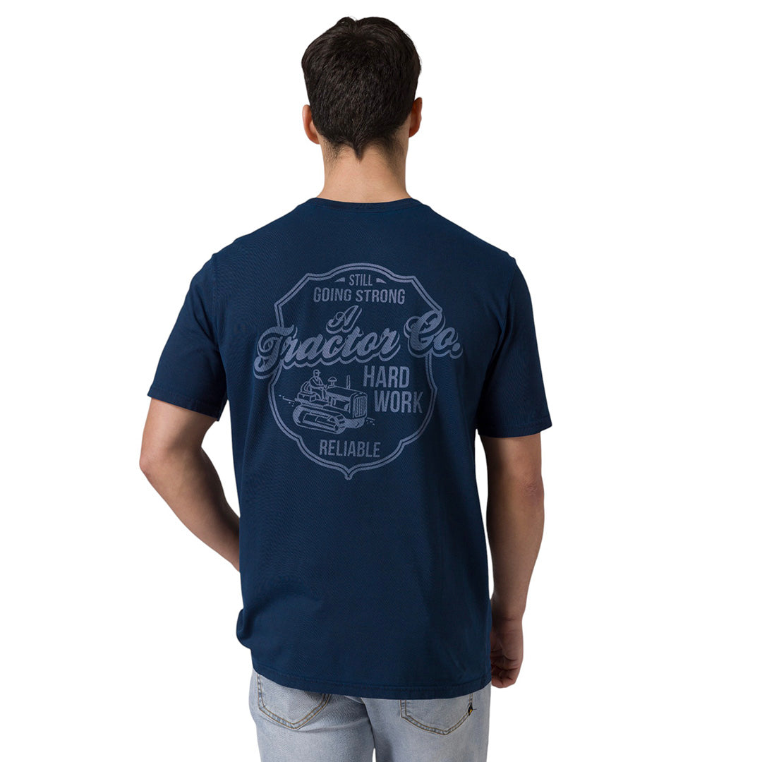 Camiseta Heavyweight Heritage para hombre color azul