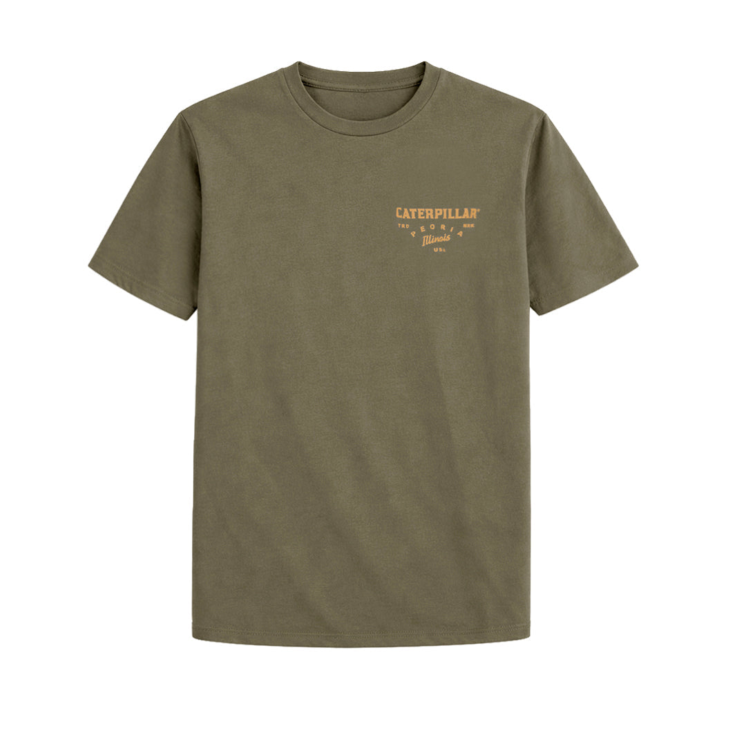 Camiseta Heritage Peoria para hombre color blanco